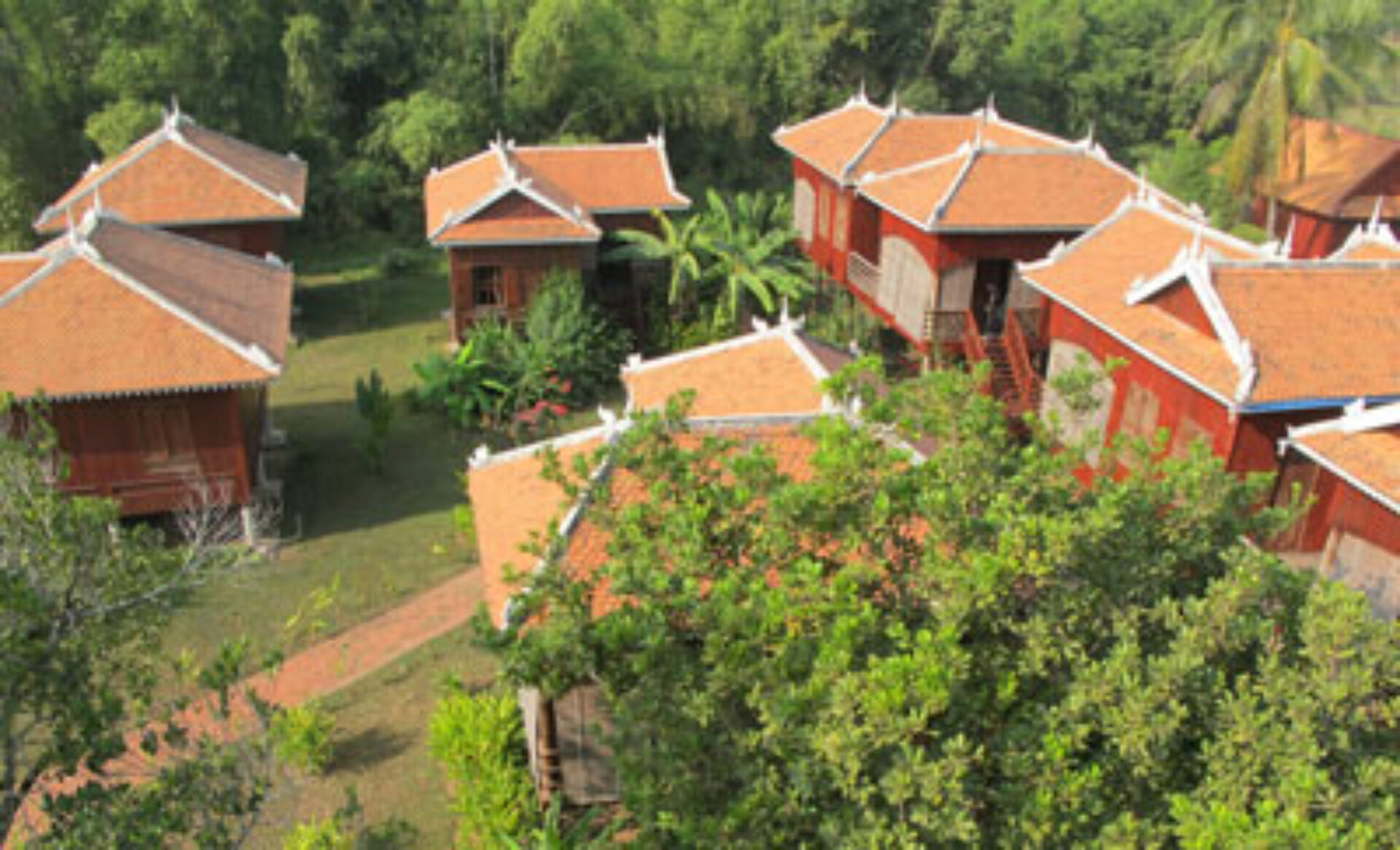 Hotel Cambodja Rondreis Vakantie Kratie Koh Trong Rajabori Villas Resort