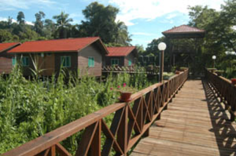 Hotel Maleisie Borneo Sabah Rondreis Vakantie Sandakan Kinabatangan Riverside lodge