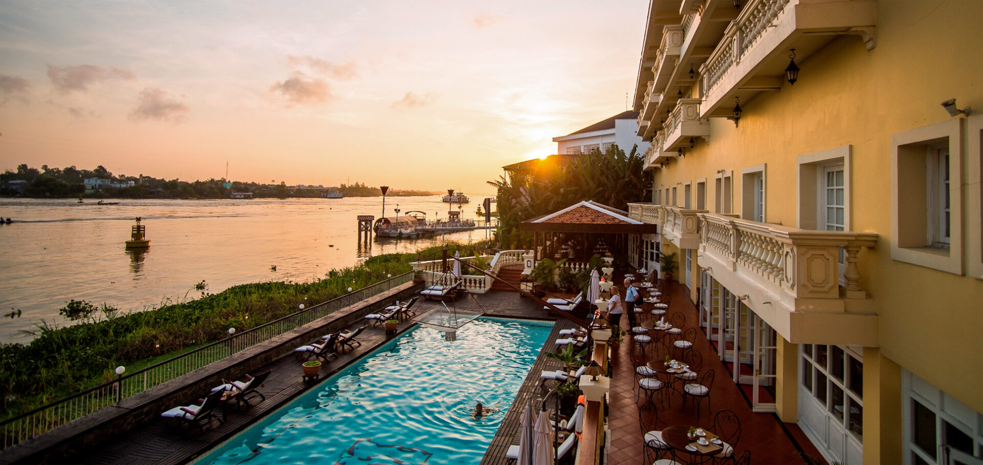 Hotel Vietnam Chau Doc Rondreis Vakantie Victoria Chau Doc Resort