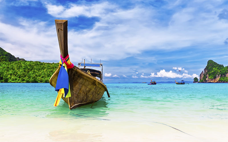 Galerij Istock Thailand Original Asia Vakantie rondreis Zuid Phuket Krabi Phi Phi Bootje onderweg mooi Familierondreis Zuid-Thailand