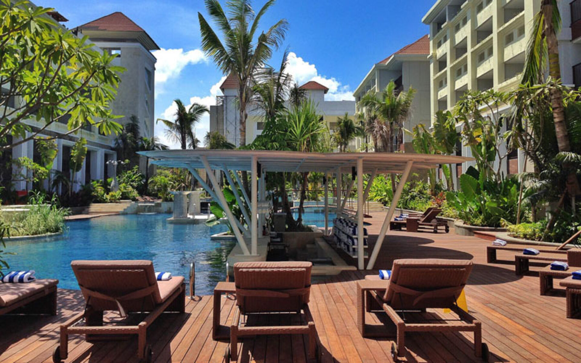 Hotel Swiss-Belresort Watu Jimbar Sanur Vakantie Bali Rondreis Original Asia pool