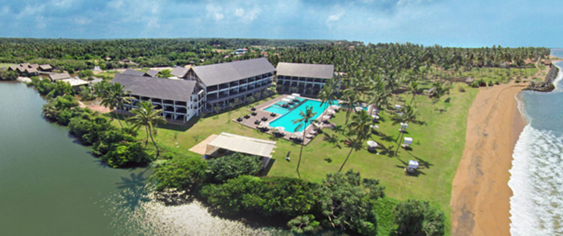 Hotel Suriya Resort Waikal Original Asia Rond Sri Lanka Vakantie Negombo aerial