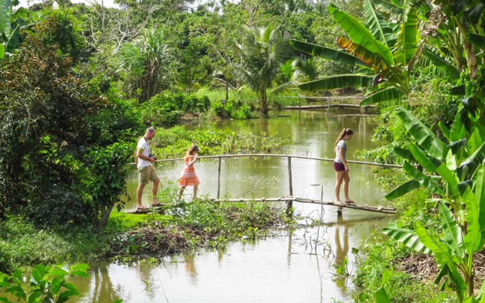 Mekong Riverside Resort Hotel Mekong delta Original Asia Rondreis Vietnam Vakantie bungalows