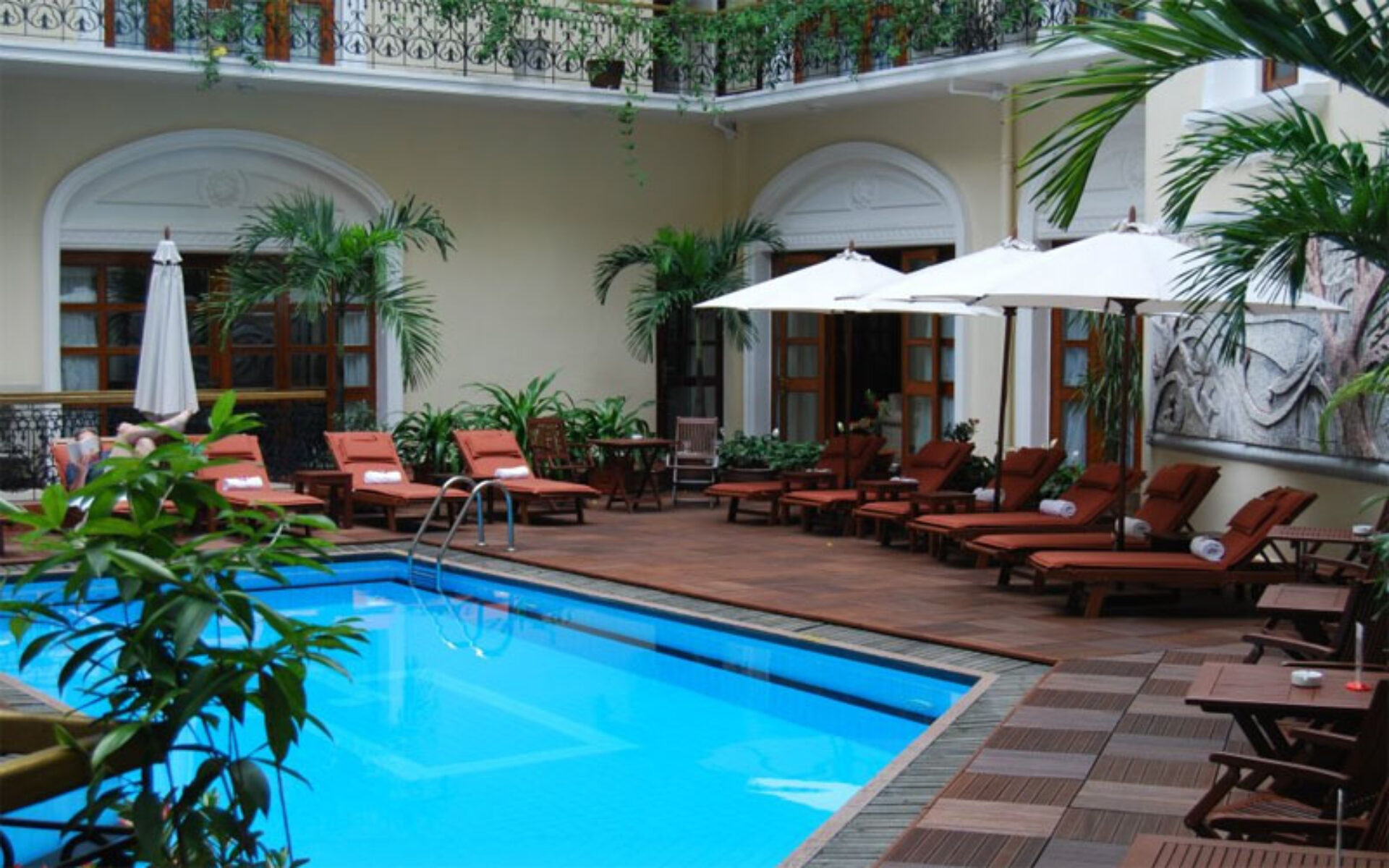 Hotel Majestic Saigon Ho Chi Minh City Rondreis Vietnam Vakantie Luxe Original Asia gebouw