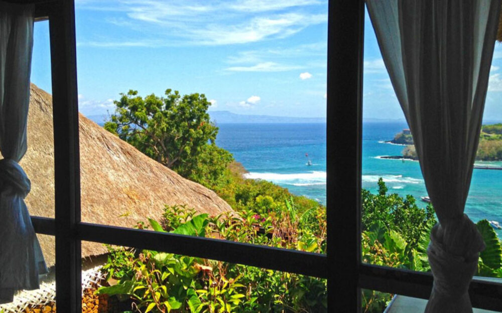 Bloo Lagoon Eco Village Resort Hotel Blue Lagoon Padangbai Rondreis Bali vakantie Original asia lagune