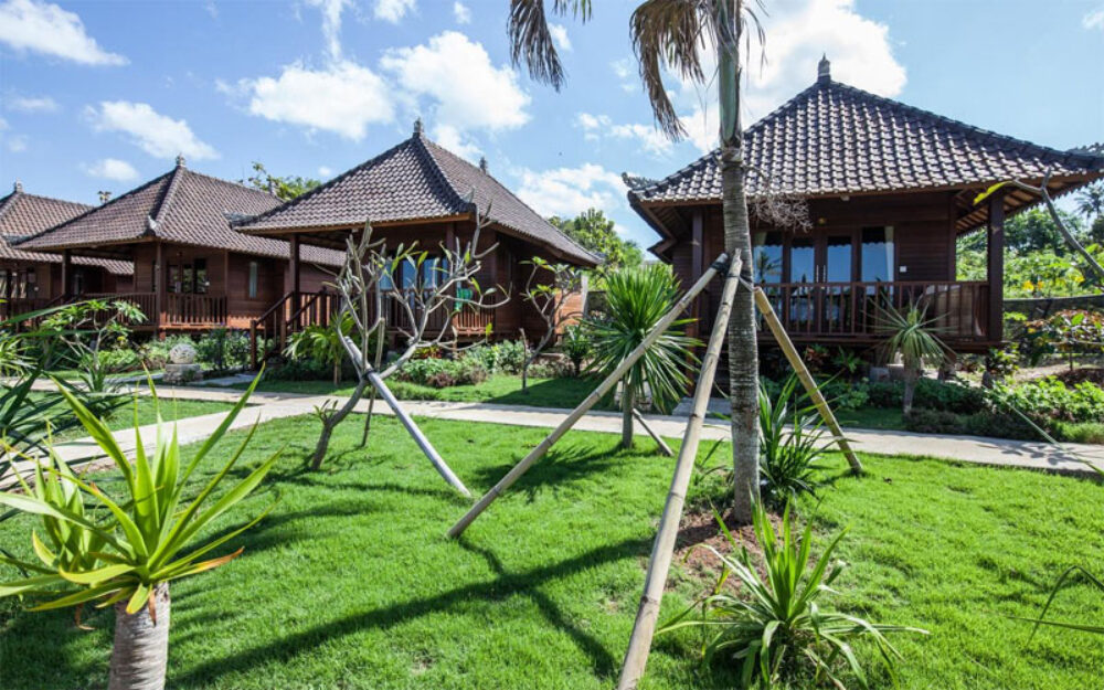 Cubang Huts Lembongan Hotel Nusa Lembongan Resort Rondreis Bali Vakantie Original Asia badkamer