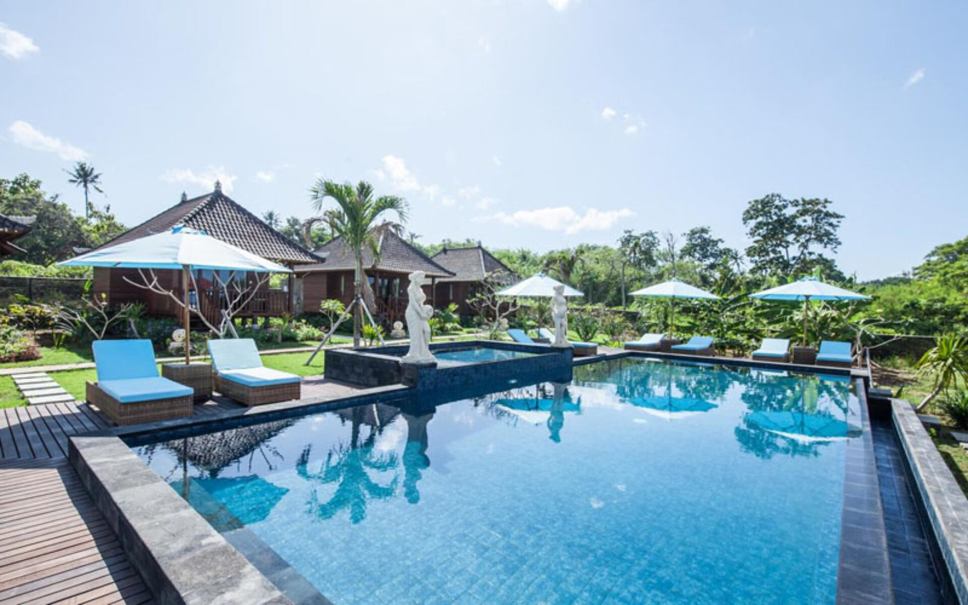 Cubang Huts Lembongan Hotel Nusa Lembongan Resort Rondreis Bali Vakantie Original Asia badkamer