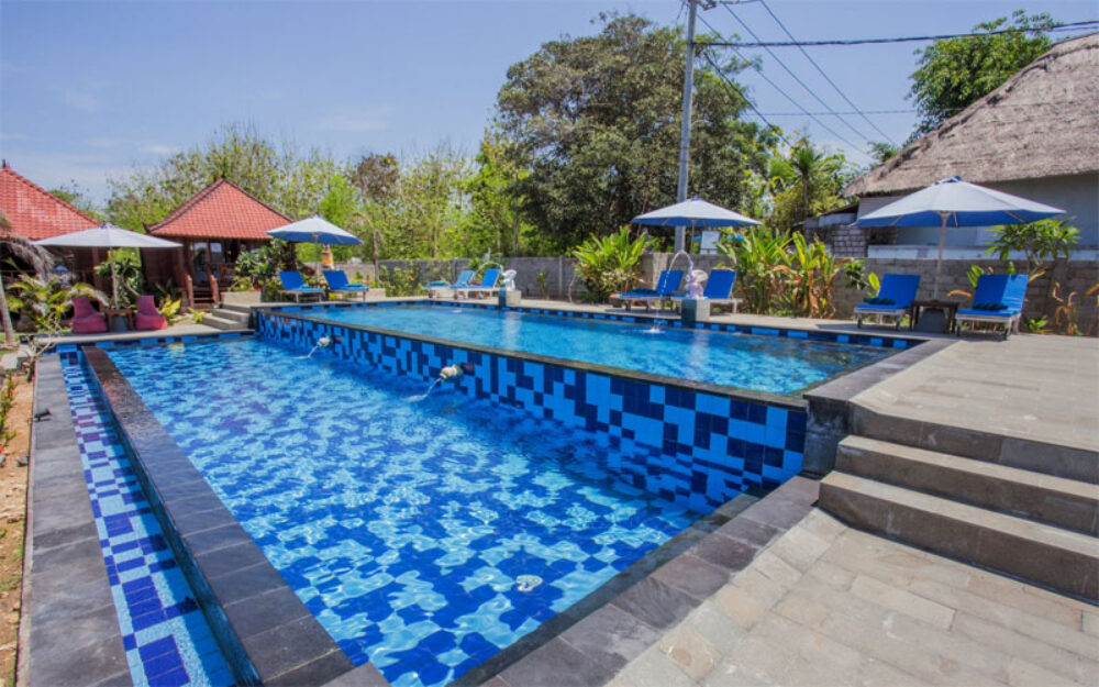 D'Coin Lembongan Cottage Hotel Nusa Lembongan Rondreis Bali Vakantie Original Asia sunrise