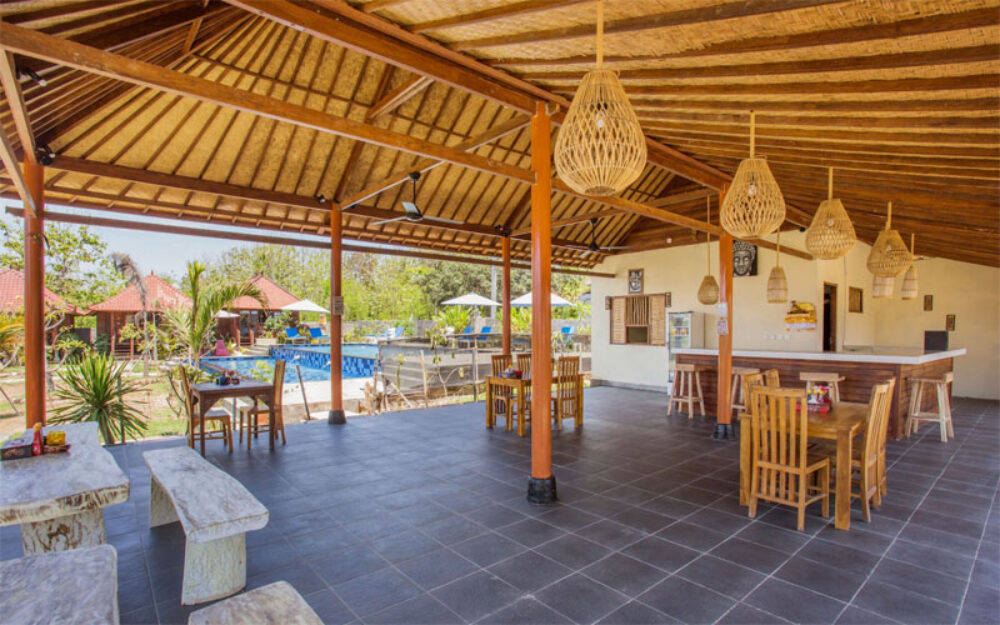 D'Coin Lembongan Cottage Hotel Nusa Lembongan Rondreis Bali Vakantie Original Asia sunrise