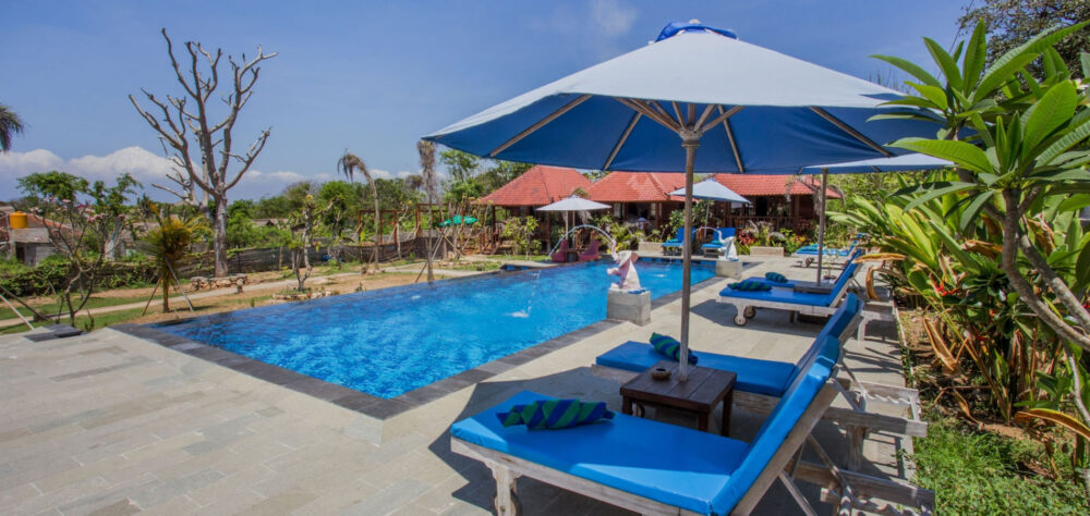 D'Coin Lembongan Cottage Hotel Nusa Lembongan Rondreis Bali Vakantie Original Asia sunrise