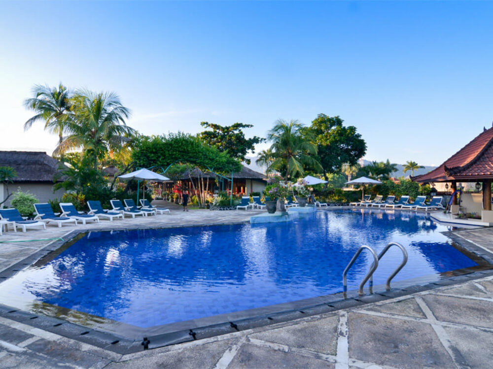 Aneka Lovina Villas Hotel Original Asia Rondreis Bali Indonesie vakantie aerial