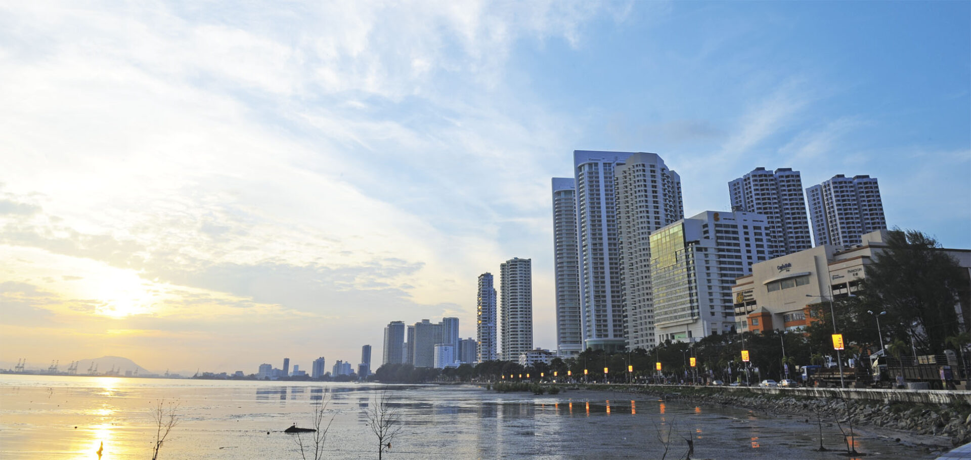 Home 1900x900 Maleisie West-Maleisie Penang Eiland Georgetown sunset zonsondergang zee