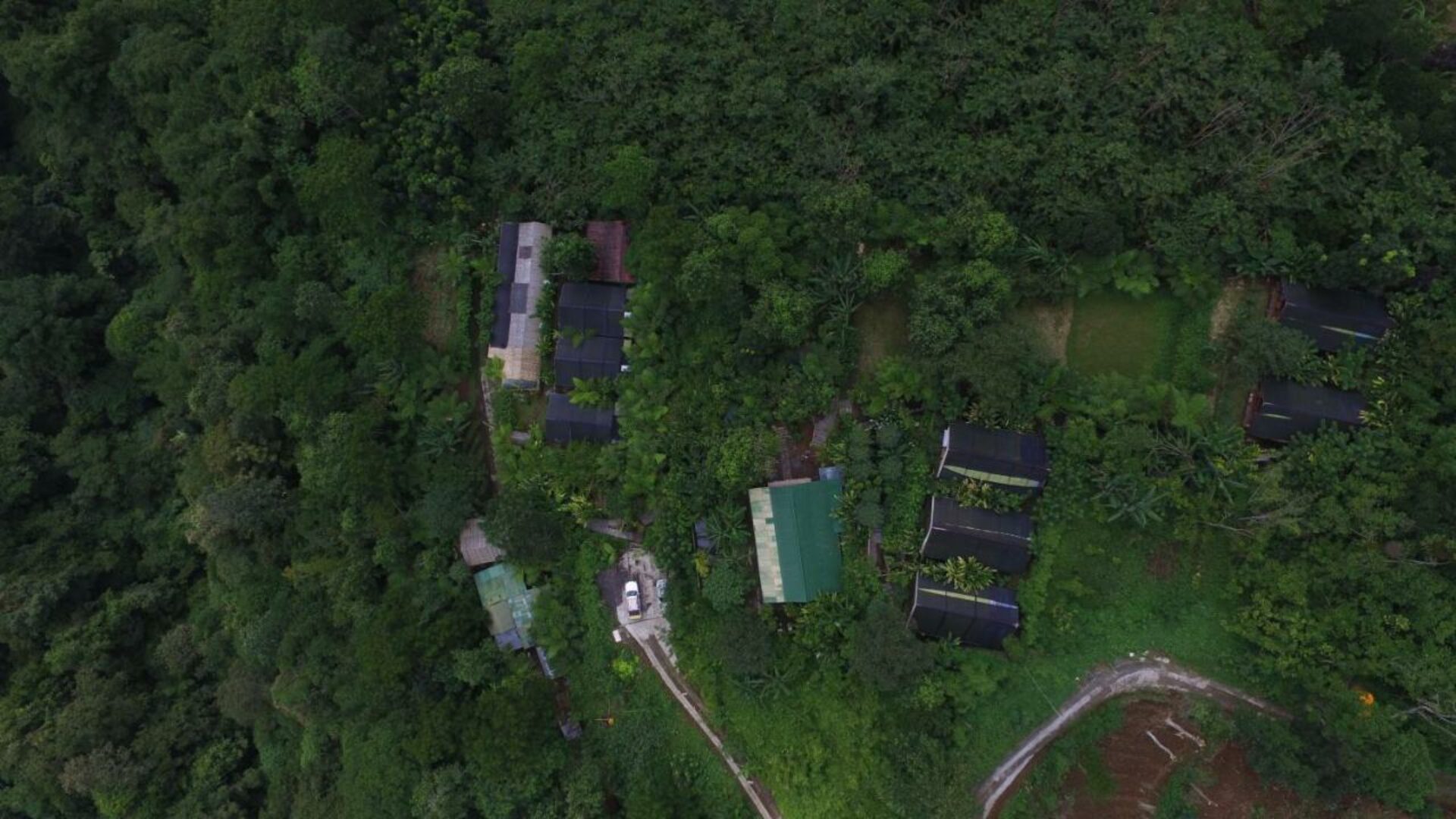 Sang Giri Tented Mountain Resort Original Asia Indonesie Rondreis Bali Vakantie aerial