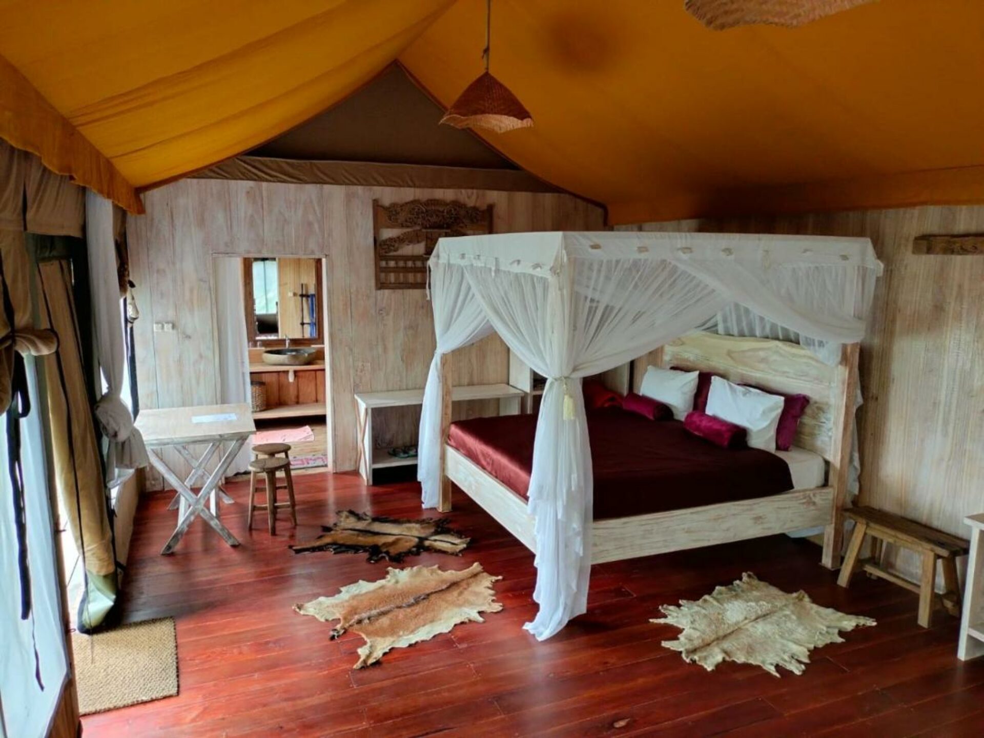 Sang Giri Tented Mountain Resort Original Asia Indonesie Rondreis Bali Vakantie aerial