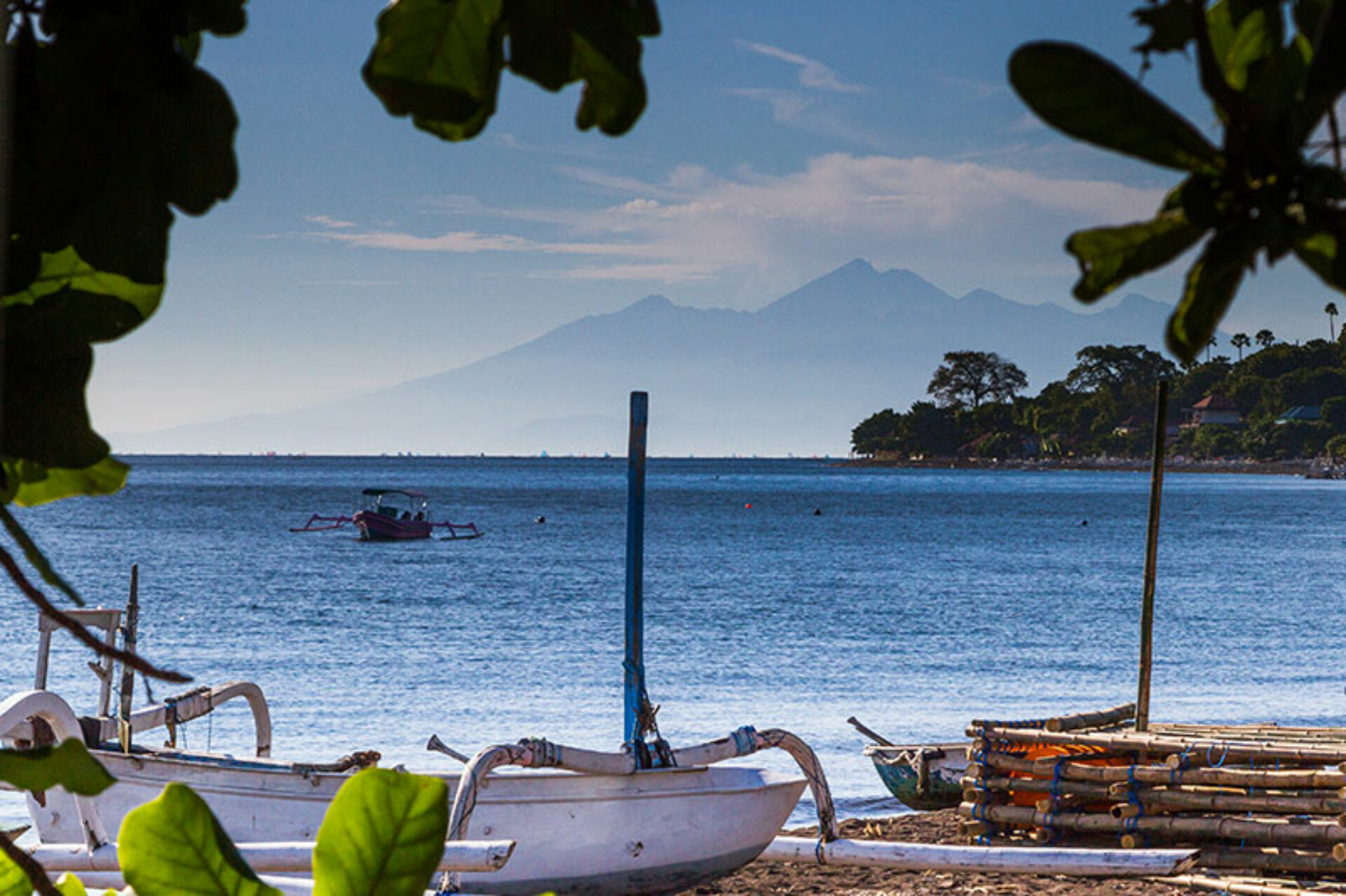 Santai Bali Hotel Original Asia Amed Vakantie Bali Rondreis zwembadavond
