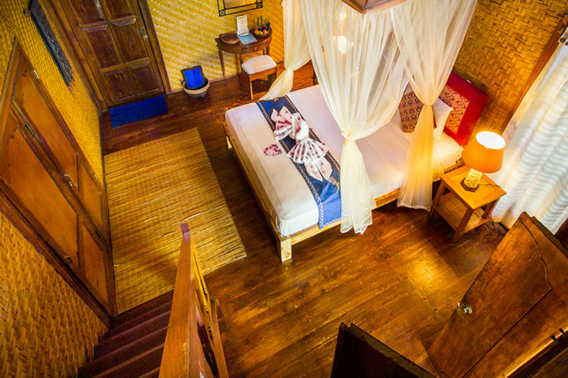 Santai Bali Hotel Original Asia Amed Vakantie Bali Rondreis zwembadavond