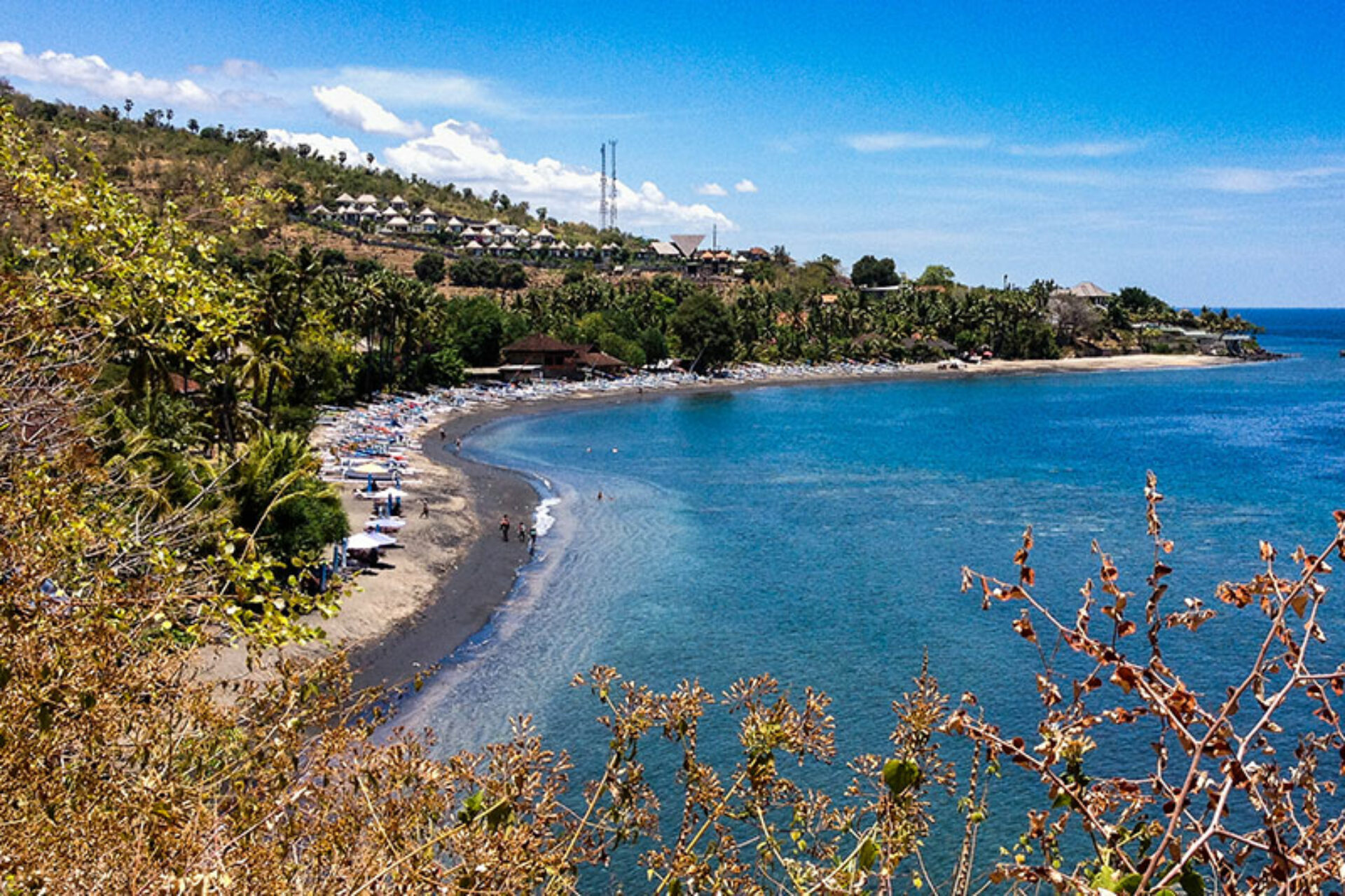 Santai Bali Hotel Original Asia Amed Vakantie Bali Rondreis zwembadavond