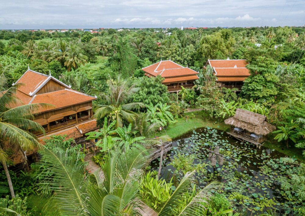 Maison Wat Kor Battambang Rondreis Cambodia Vakantie Original Asia