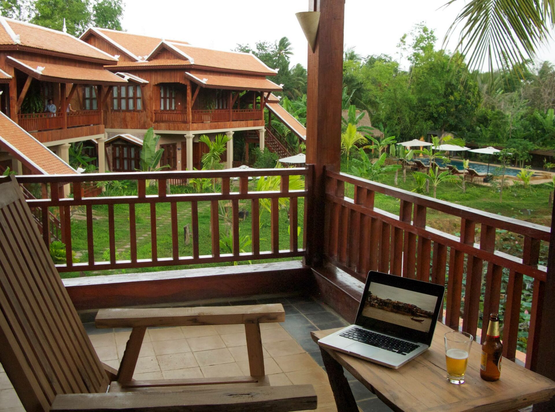 Maison Wat Kor Battambang Rondreis Cambodia Vakantie Original Asia