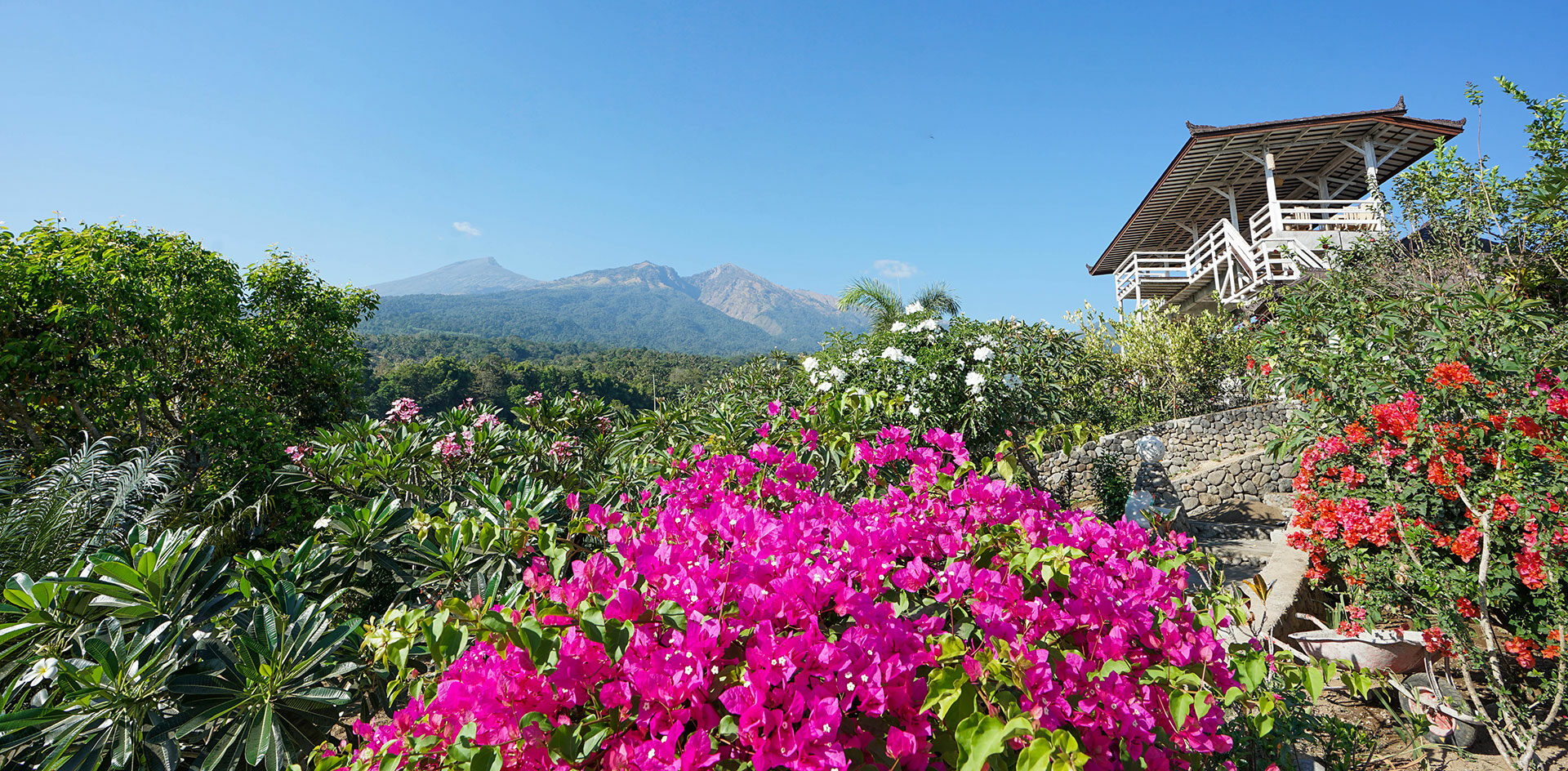 Rinjani Lodge Senaru Hotel Original Asia Rondreis Bali Lombok Vakantie Indonesie