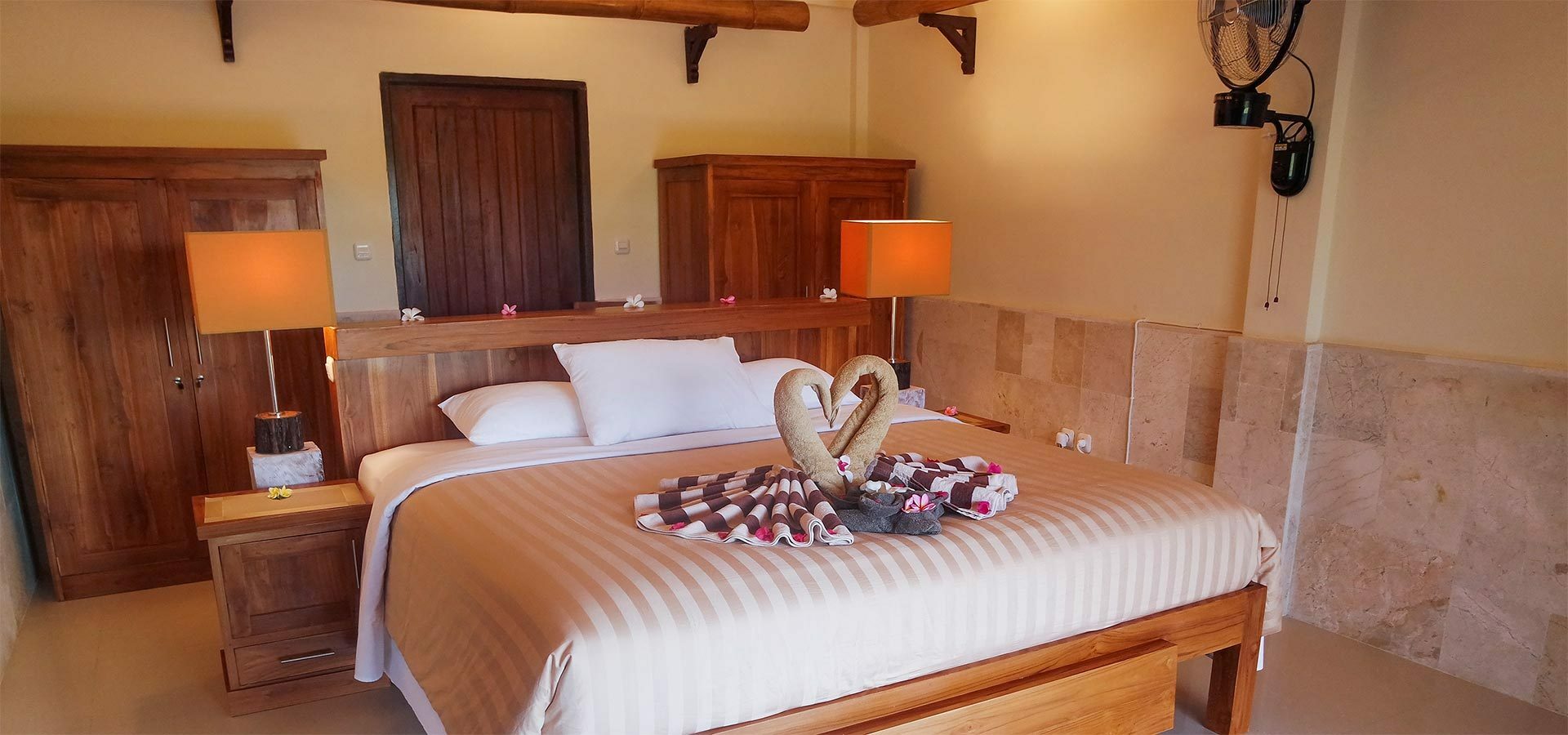 Rinjani Lodge Senaru Hotel Original Asia Rondreis Bali Lombok Vakantie Indonesie