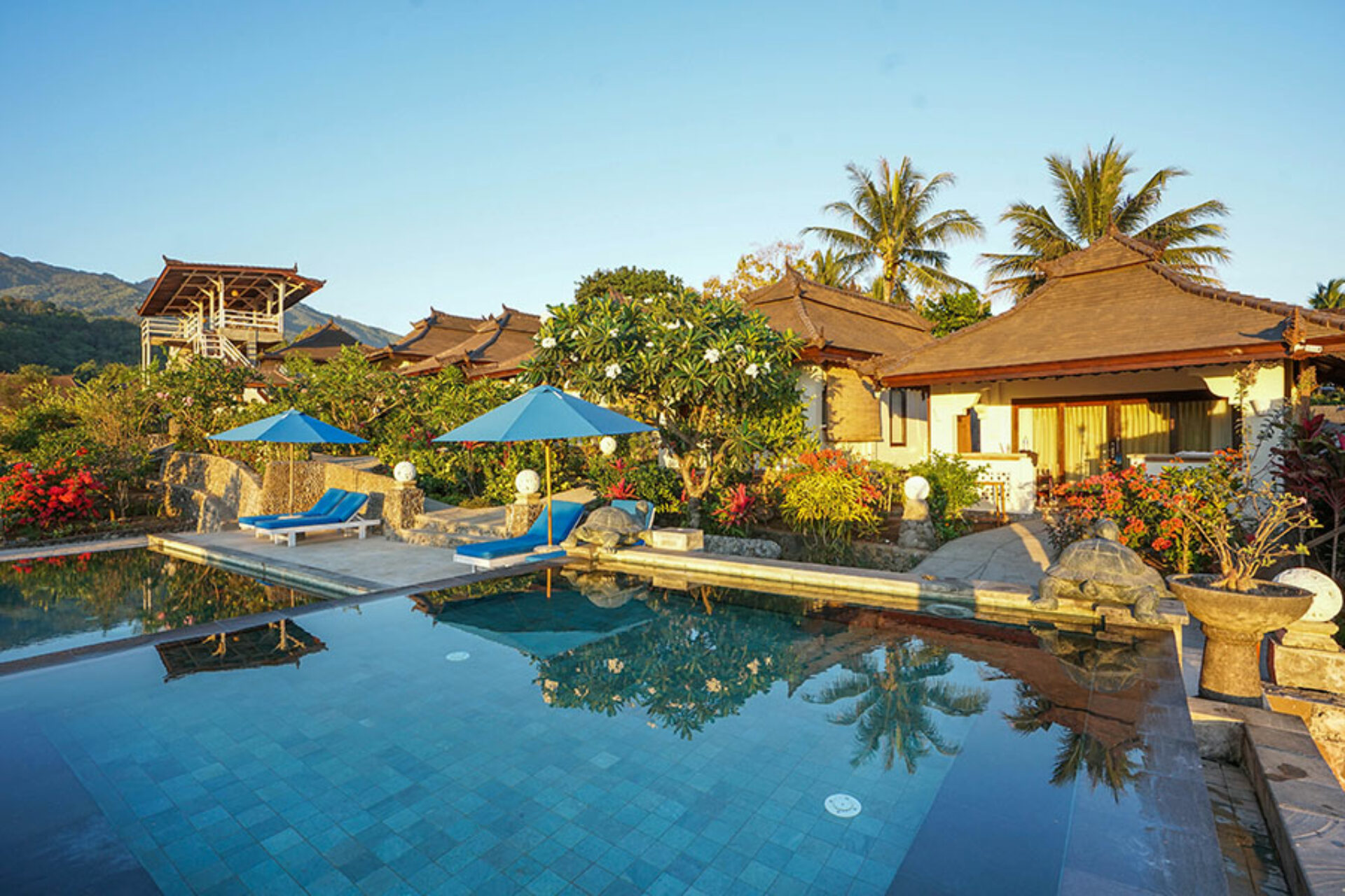 Rinjani Lodge Senaru Hotel Original Asia Rondreis Bali Lombok Vakantie Indonesie