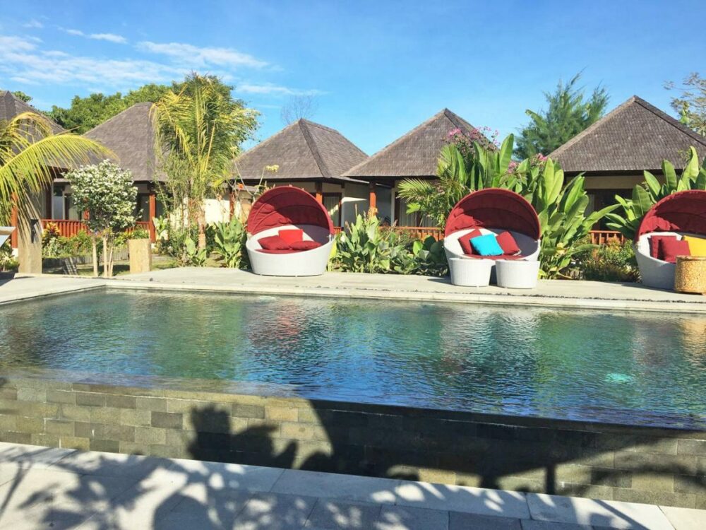 Samata Village Resort Gili Air Hotel Original Asia Rondreis Bali Gili Eilanden vakantie Indonesie