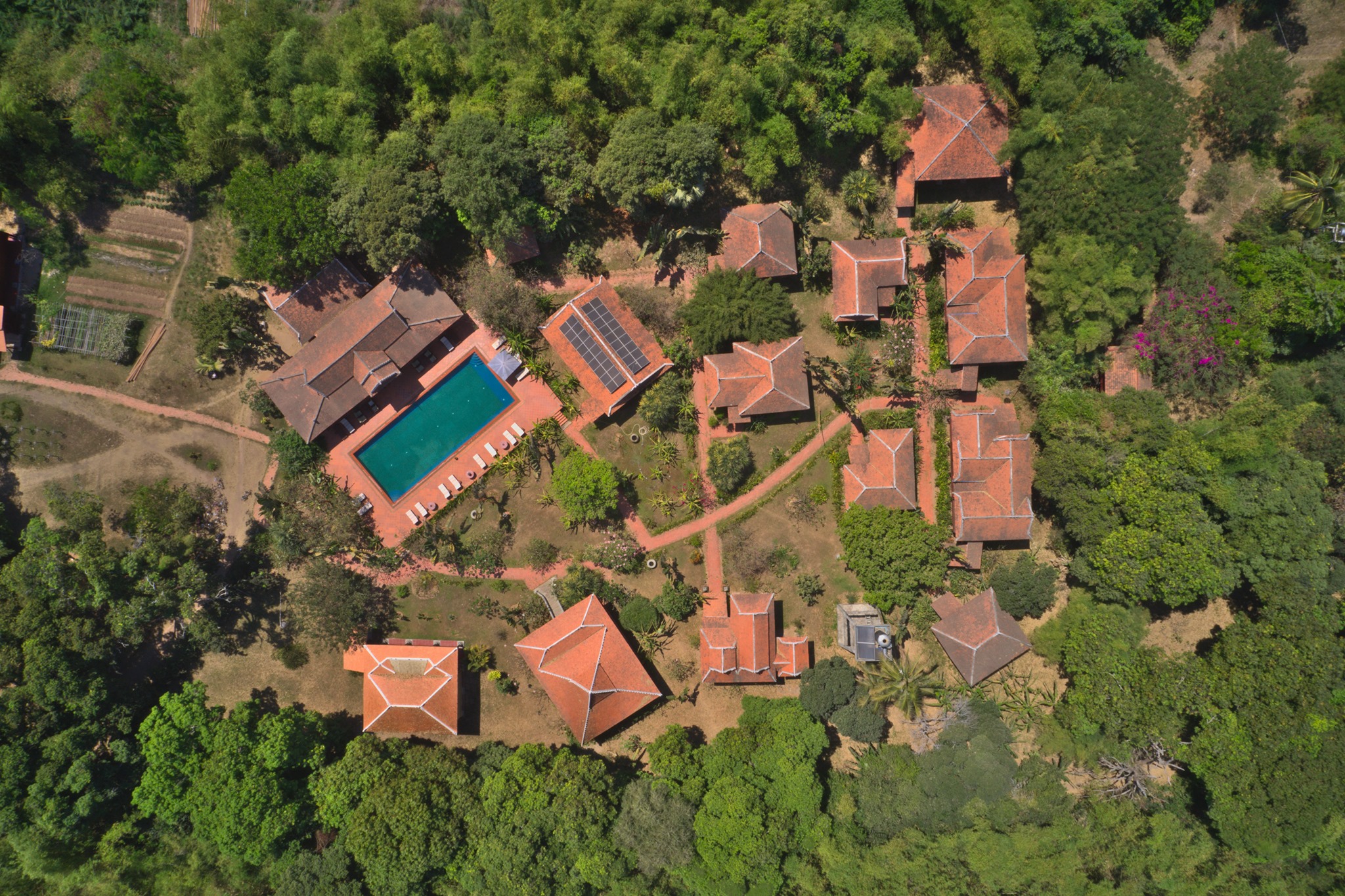 Soriyabori Villas Resort Kratie Rondreis Cambodia Vakantie Original Asia