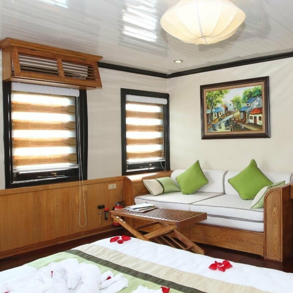 Treasure Junk Cruise Halong Bay Rondreis Vietnam Vakantie Original Asia