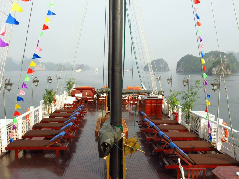 Treasure Junk Cruise Halong Bay Rondreis Vietnam Vakantie Original Asia