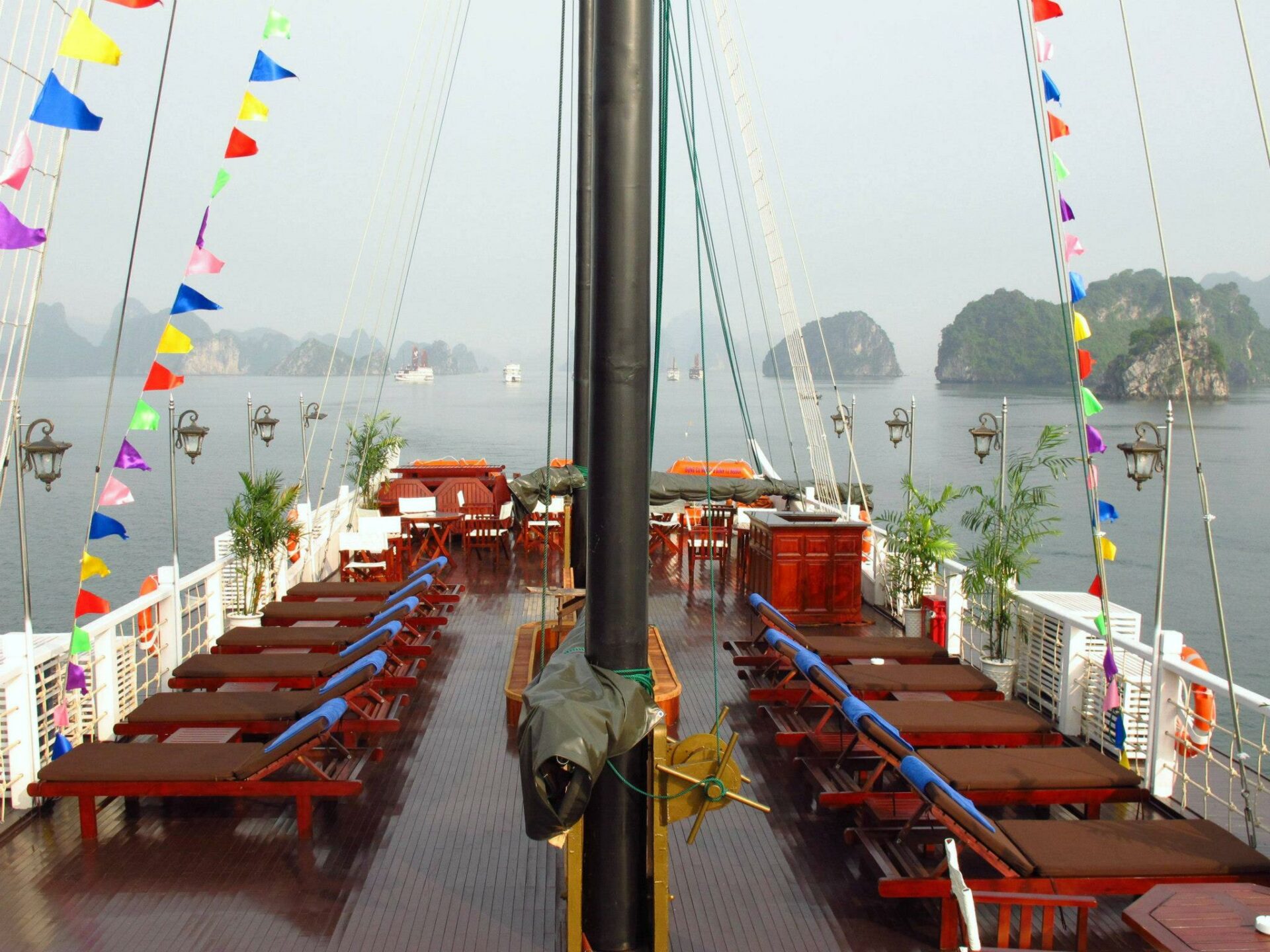 Treasure Junk Cruise Halong Bay Rondreis Vietnam Vakantie Original Asia