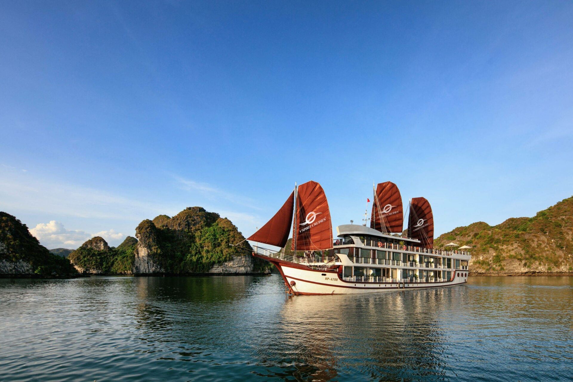V Spirit Cruise Halong Bay Rondreis Vietnam Vakantie Original Asia
