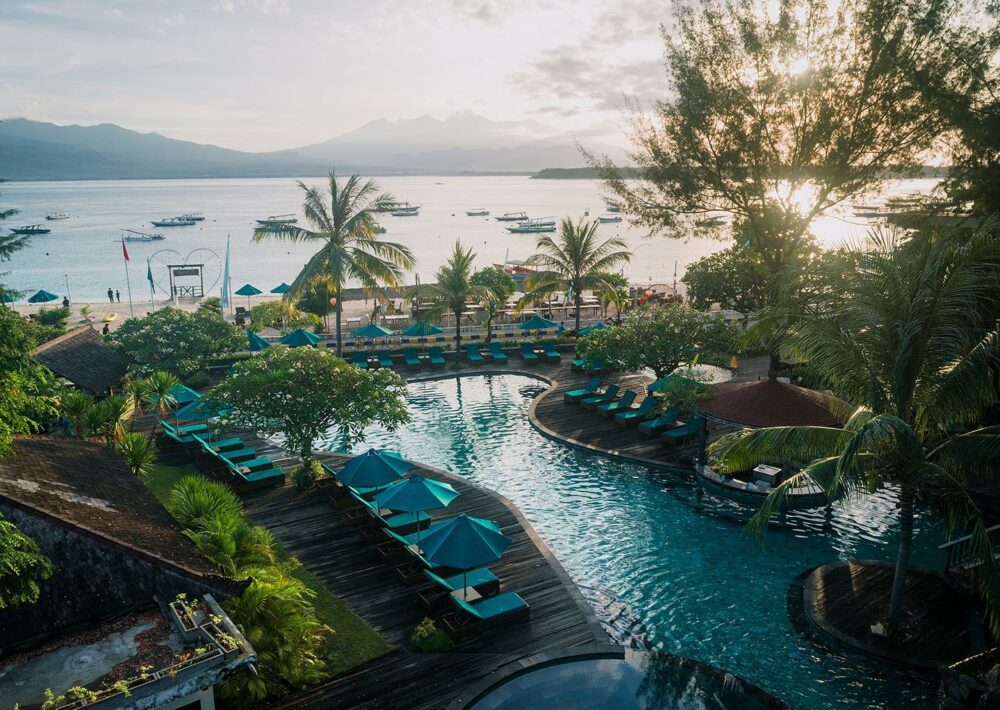 Villa Ombak Resort Hotel Gili Trawangan Original Asia Rondreis Bali Gili Eilanden Vakantie Indonesie