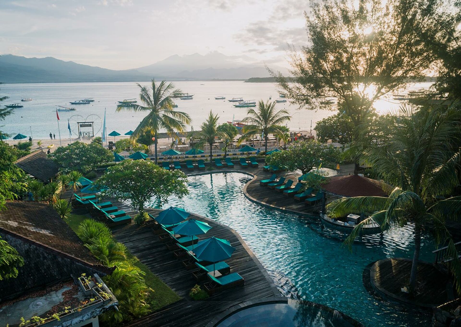 Villa Ombak Resort Hotel Gili Trawangan Original Asia Rondreis Bali Gili Eilanden Vakantie Indonesie