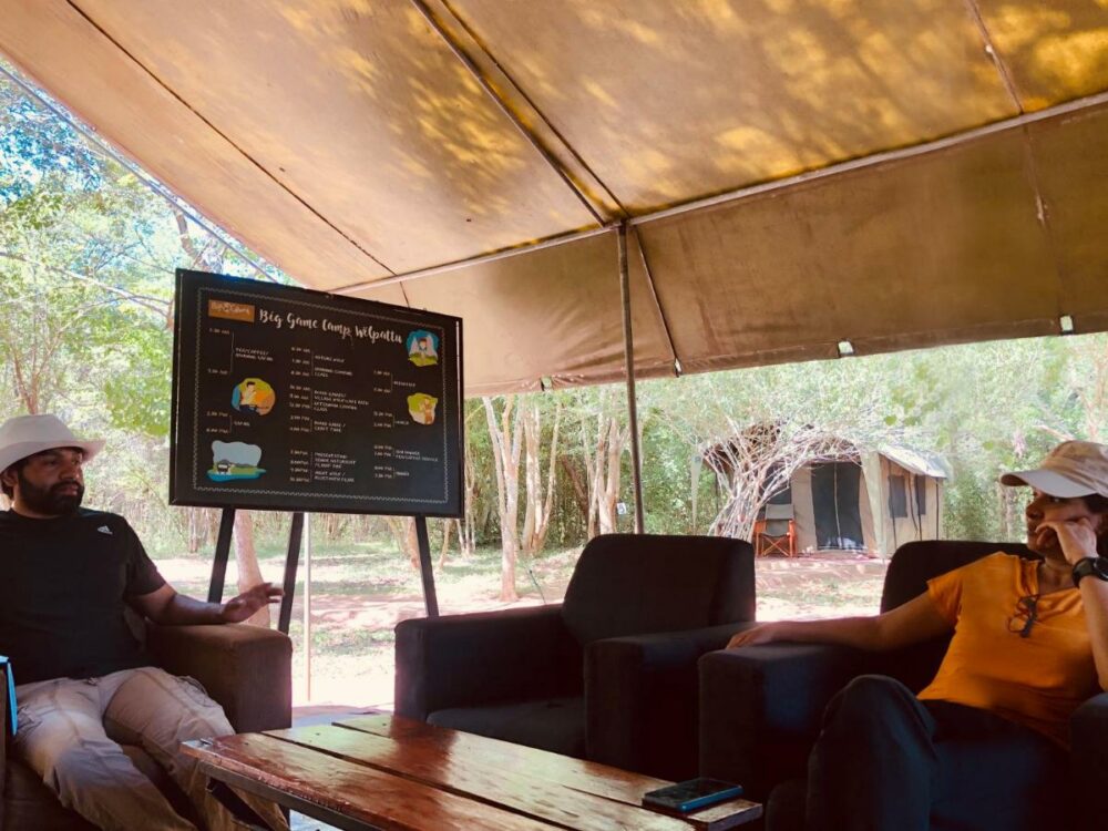 Big Game Camp Wilpattu Rondreis Sri Lanka Vakantie Original Asia