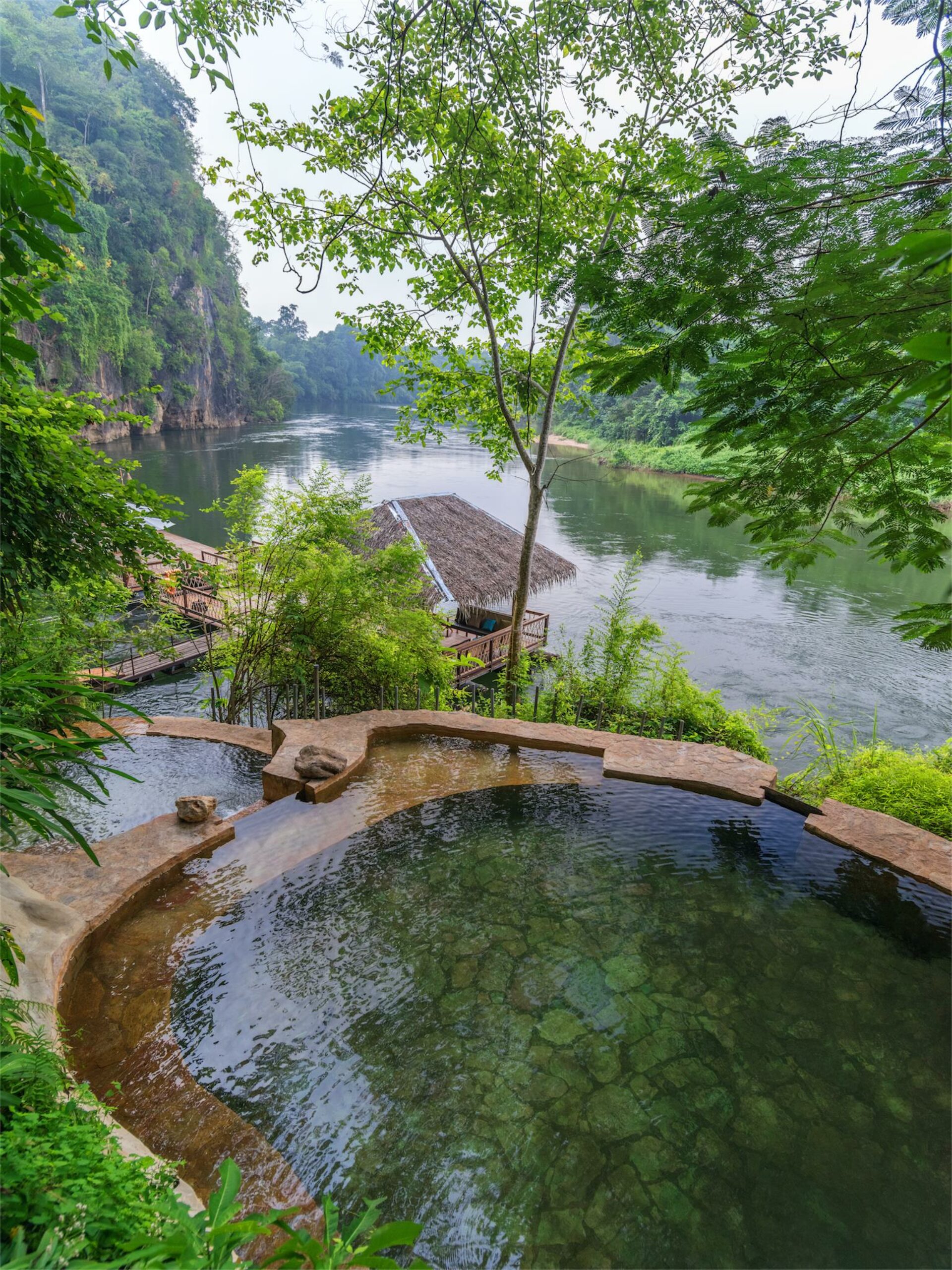 Hintok River Camp Hotel Kanchanaburi Boutique Reis Thailand vakantie Original Asia