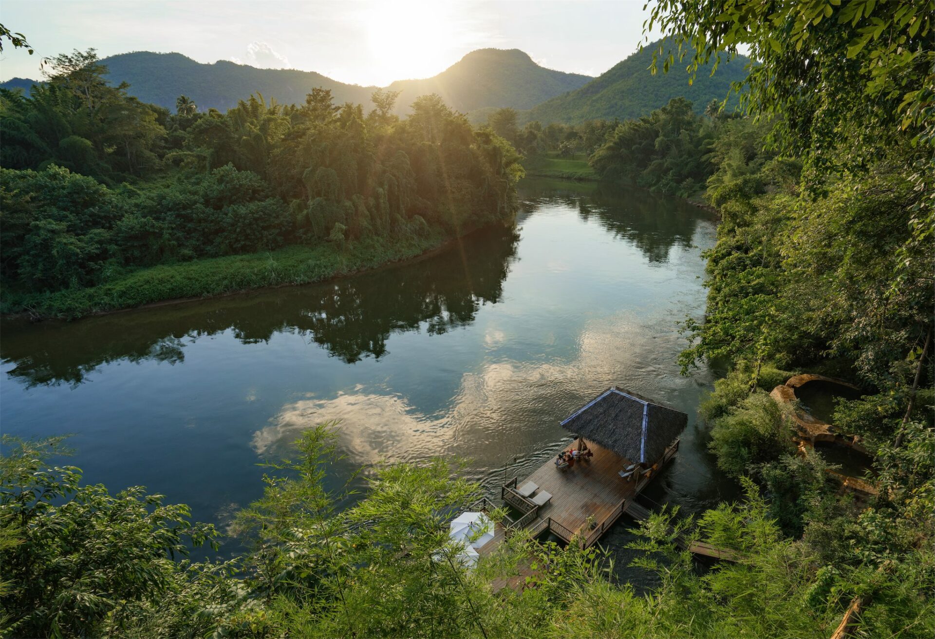 Hintok River Camp Hotel Kanchanaburi Boutique Reis Thailand vakantie Original Asia