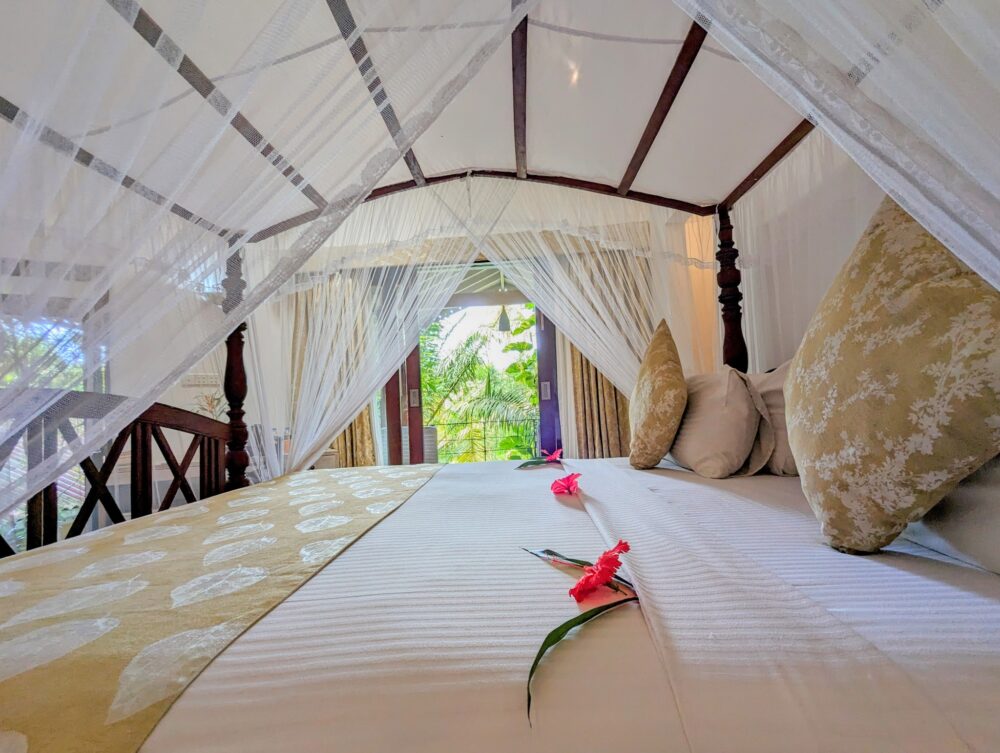 Thambapanni Retreat Unawatuna Sri Lanka original asia rondreis sri lanka malediven bed1