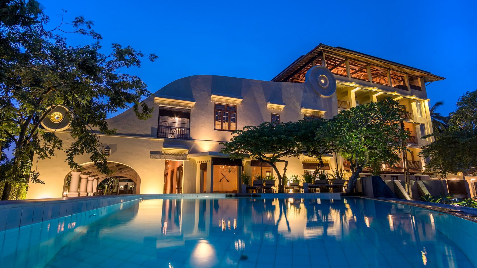 Lady Hill Hotel Galle Sri Lanka original asia rondreis sri lanka malediven avond